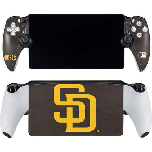 MLB San Diego Padres - Solid Distressed PlayStation Portal Remote Player Skin