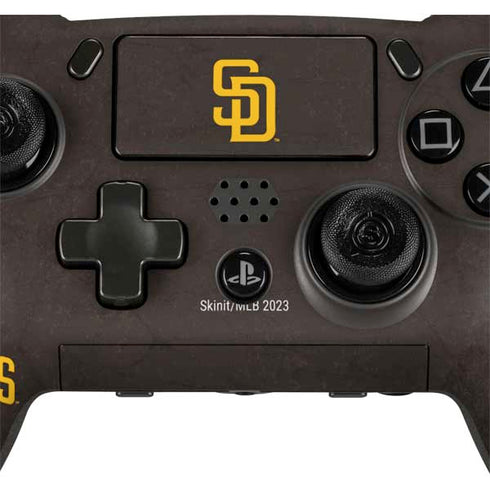 MLB San Diego Padres - Solid Distressed PlayStation Scuf Vantage 2 Controller Skin