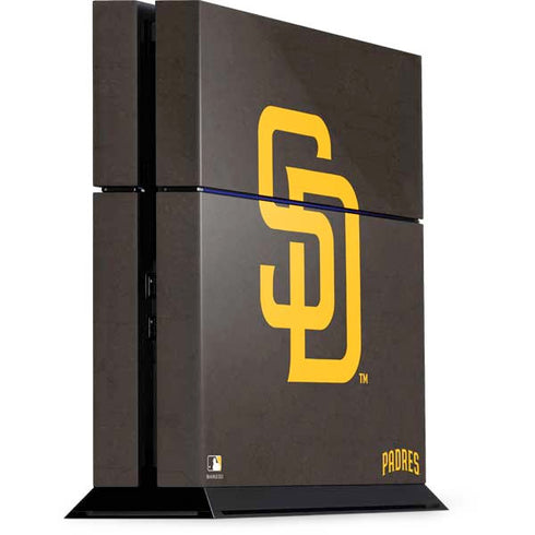 MLB San Diego Padres - Solid Distressed PS4 Console Skin
