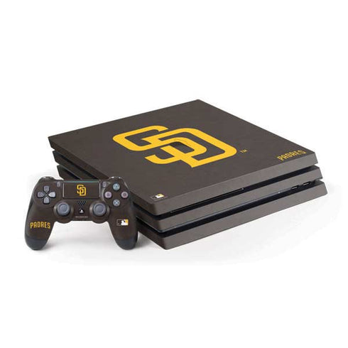 MLB San Diego Padres - Solid Distressed PS4 Pro Bundle Skin