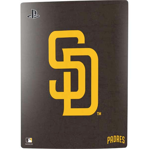 MLB San Diego Padres - Solid Distressed PS5 Console Skin