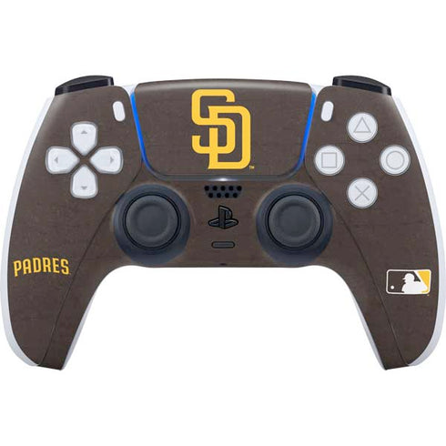 MLB San Diego Padres - Solid Distressed PS5 Controller Skin