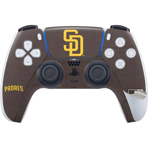 MLB San Diego Padres - Solid Distressed PS5 Controller Skin