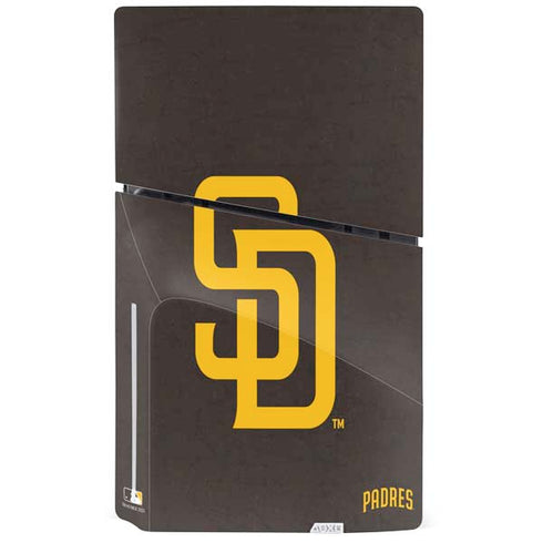 MLB San Diego Padres - Solid Distressed PS5 Slim Disk Console Skin