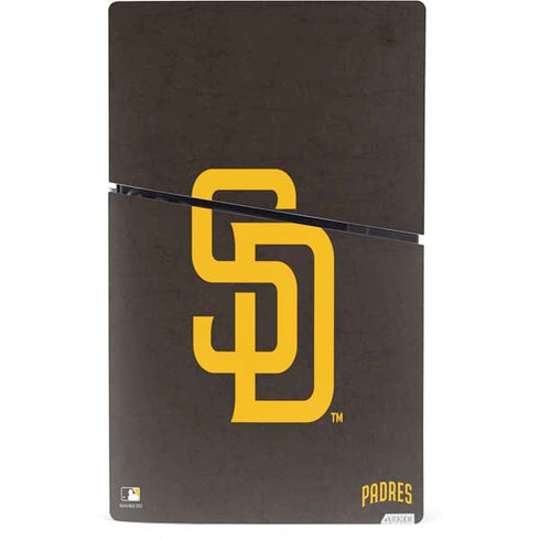 MLB San Diego Padres - Solid Distressed PS5 Slim Digital Edition Console Skin