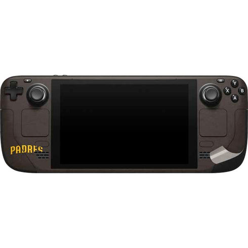 MLB San Diego Padres - Solid Distressed Steam Deck Handheld Gaming Computer Skin
