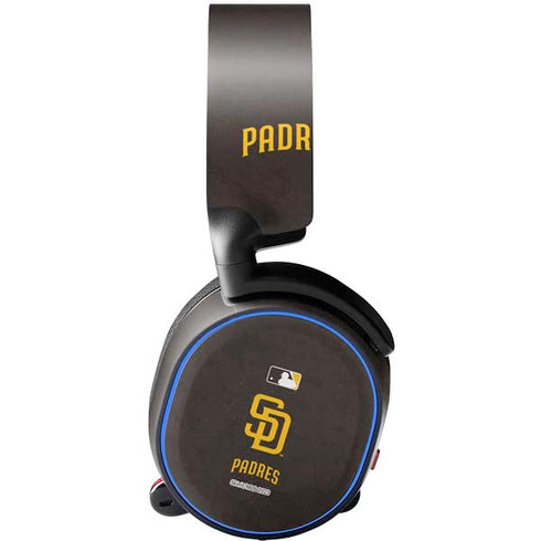 MLB San Diego Padres - Solid Distressed SteelSeries Arctis 3 Skin