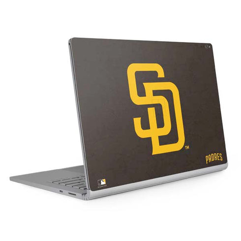MLB San Diego Padres - Solid Distressed Surface Book 2 15in Skin