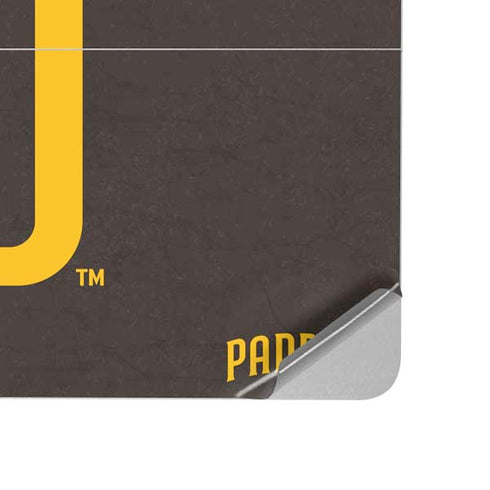 MLB San Diego Padres - Solid Distressed Surface Laptop Studio Skin