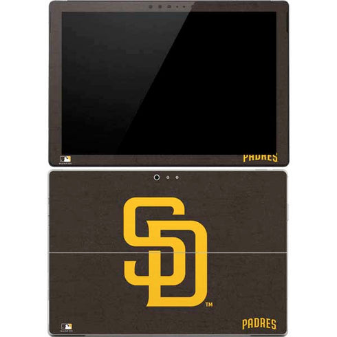 MLB San Diego Padres - Solid Distressed Surface Pro 4 Skin