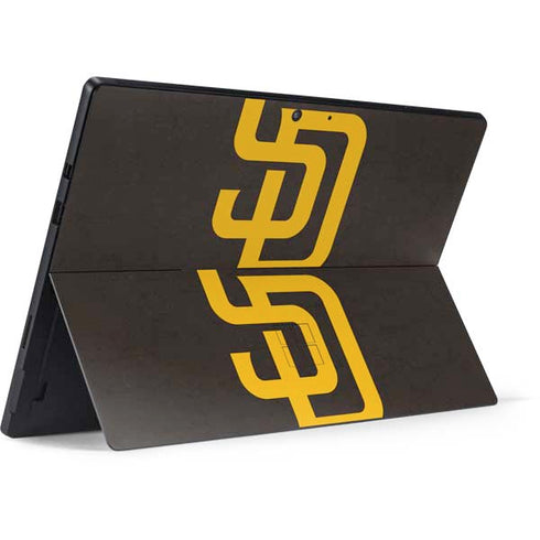 MLB San Diego Padres - Solid Distressed Surface Pro 7 Skin