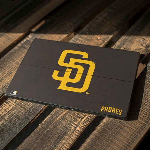 MLB San Diego Padres - Solid Distressed Surface Pro 7 Skin