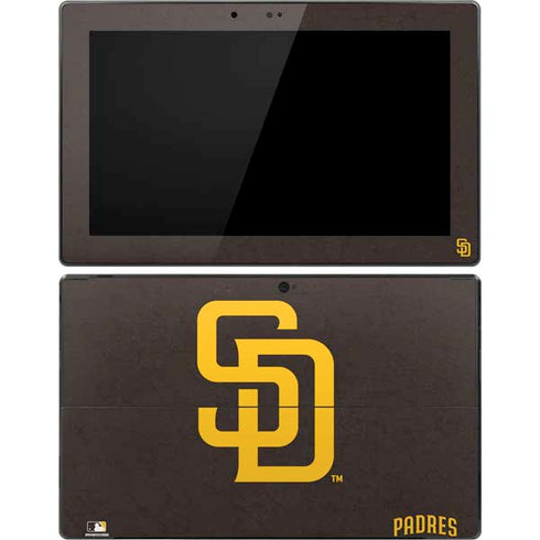 MLB San Diego Padres - Solid Distressed Surface Pro Tablet Skin