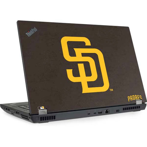 MLB San Diego Padres - Solid Distressed Lenovo ThinkPad Skin