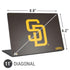 MLB San Diego Padres - Solid Distressed Universal Laptop 11in (8.8 x 6.2in) Skin