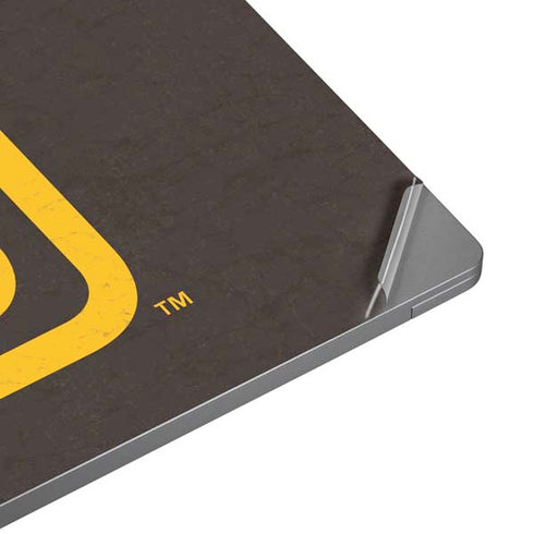 MLB San Diego Padres - Solid Distressed Universal Laptop 12in (9.8 x 6.8in) Skin