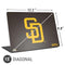MLB San Diego Padres - Solid Distressed Universal Laptop 15in (12.2 x 8.8in) Skin
