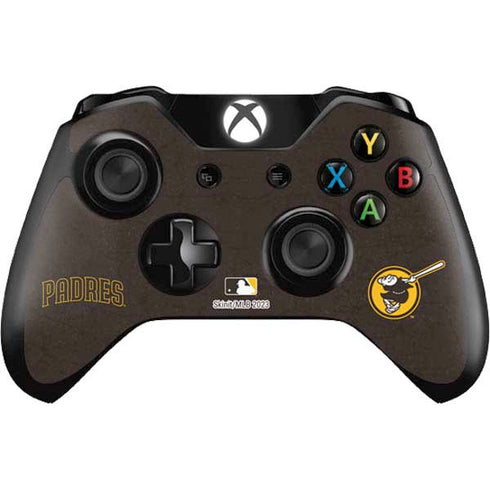 MLB San Diego Padres - Solid Distressed Xbox One Controller Skin