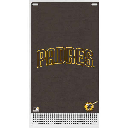 MLB San Diego Padres - Solid Distressed Xbox Series S Console Skin