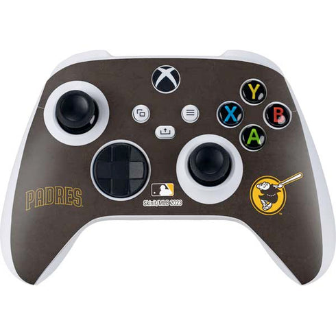 MLB San Diego Padres - Solid Distressed Xbox Series S Controller Skin