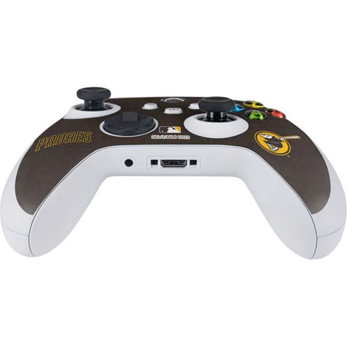 MLB San Diego Padres - Solid Distressed Xbox Series S Controller Skin