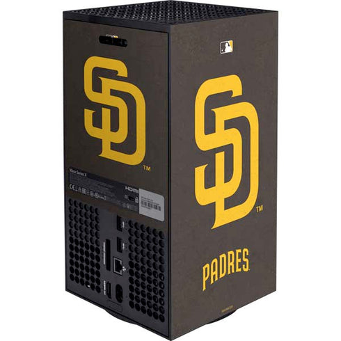 MLB San Diego Padres - Solid Distressed Xbox Series X Bundle Skin