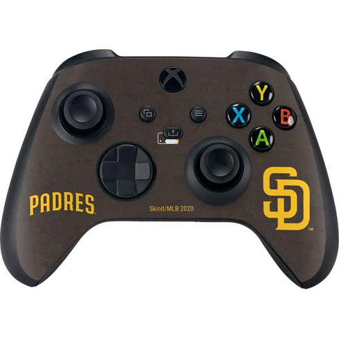 MLB San Diego Padres - Solid Distressed Xbox Series X Bundle Skin