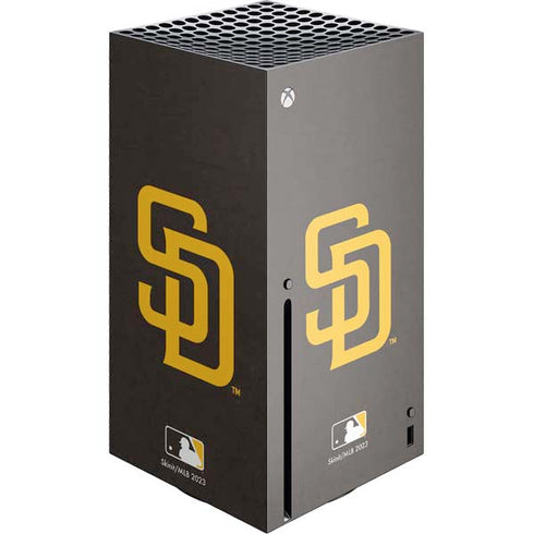 MLB San Diego Padres - Solid Distressed Xbox Series X Console Skin