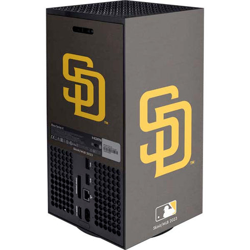 MLB San Diego Padres - Solid Distressed Xbox Series X Console Skin