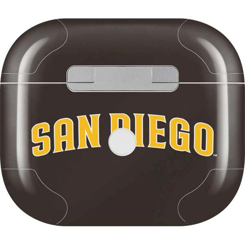 MLB San Diego Padres Alternate Jersey Apple AirPods (3rd Gen 2021) Skin