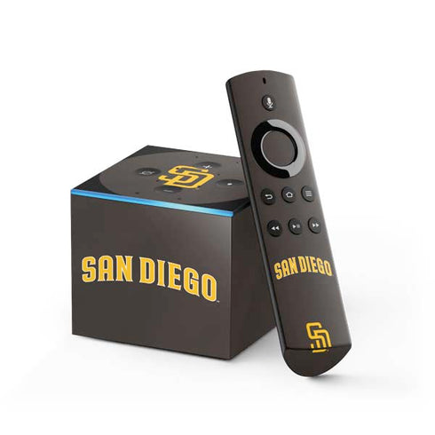MLB San Diego Padres Alternate Jersey Fire TV Cube Skin