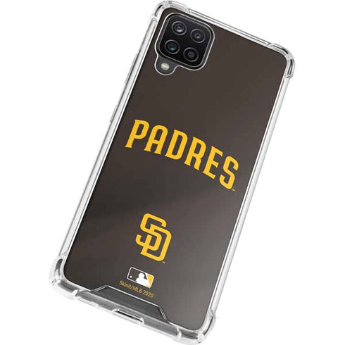 MLB San Diego Padres Alternate Jersey Galaxy A12 Clear Case