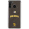 MLB San Diego Padres Alternate Jersey Galaxy A21 Clear Case