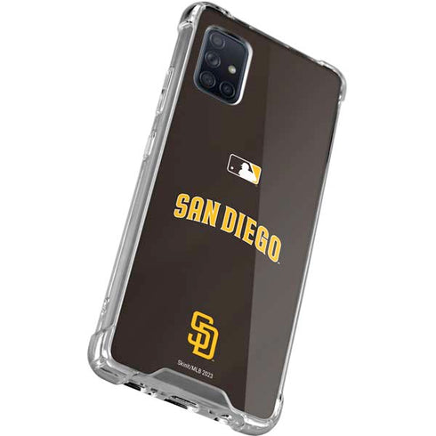 MLB San Diego Padres Alternate Jersey Galaxy A51 5G Clear Case
