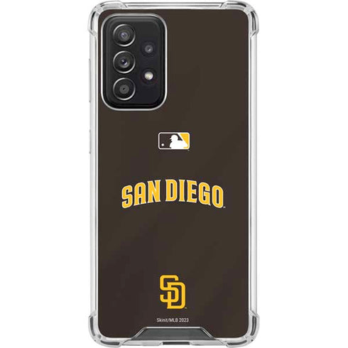MLB San Diego Padres Alternate Jersey Galaxy A52 5G Clear Case