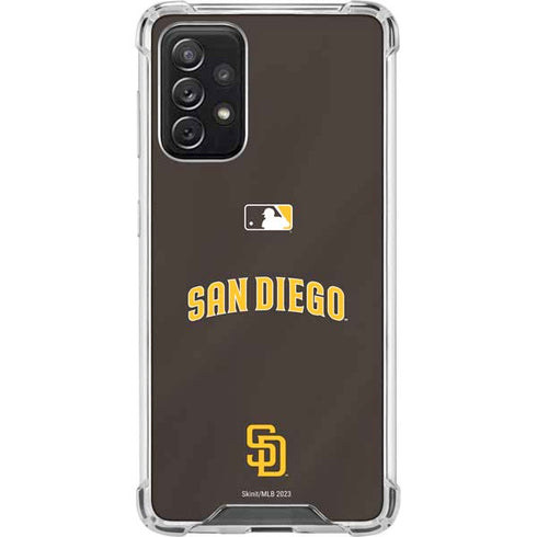 MLB San Diego Padres Alternate Jersey Galaxy A72 5G Clear Case