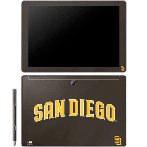 MLB San Diego Padres Alternate Jersey Galaxy Book 12in Skin