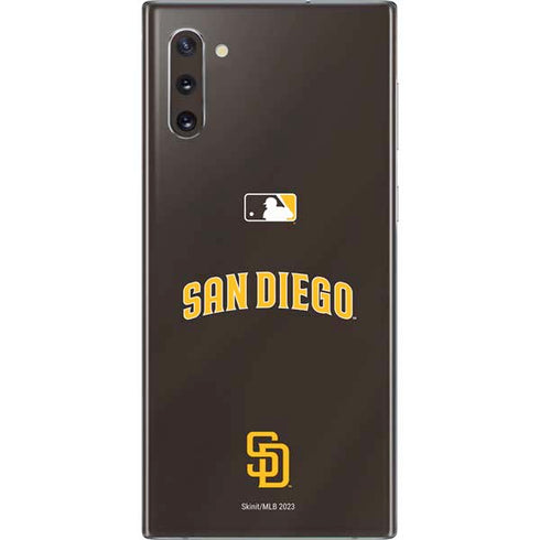 MLB San Diego Padres Alternate Jersey Galaxy Note 10 Skin