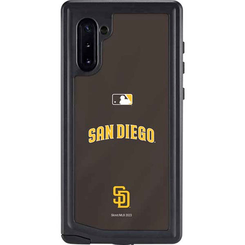 MLB San Diego Padres Alternate Jersey Galaxy Note 10 Waterproof Case