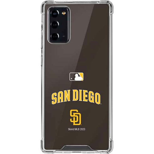 MLB San Diego Padres Alternate Jersey Galaxy Note20 5G Clear Case
