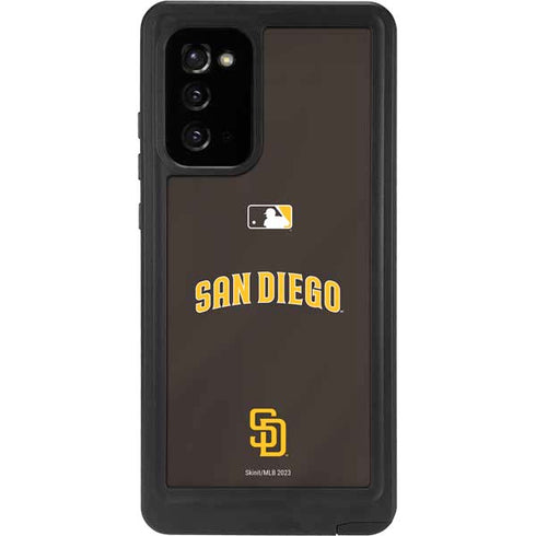 MLB San Diego Padres Alternate Jersey Galaxy Note20 5G Waterproof Case