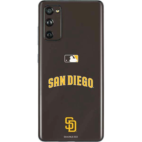 MLB San Diego Padres Alternate Jersey Galaxy S20 Fan Edition Skin