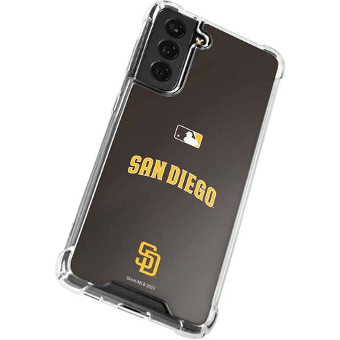 MLB San Diego Padres Alternate Jersey Galaxy S21 FE Clear Case