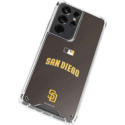 MLB San Diego Padres Alternate Jersey Galaxy S21 Ultra 5G Clear Case