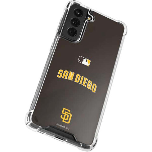 MLB San Diego Padres Alternate Jersey Galaxy S22 Clear Case