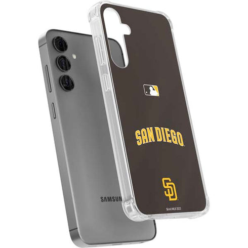 MLB San Diego Padres Alternate Jersey Galaxy S24 Plus Clear Case