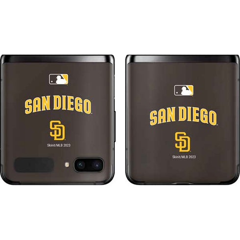 MLB San Diego Padres Alternate Jersey Galaxy Z Flip Skin