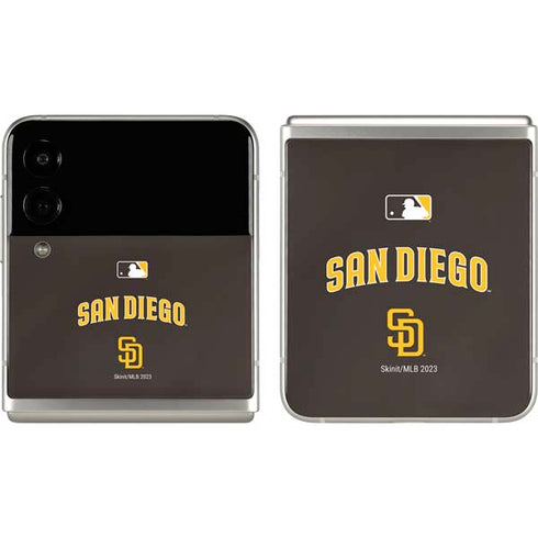 MLB San Diego Padres Alternate Jersey Galaxy Z Flip3 5G Skin