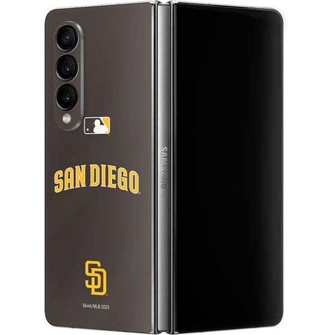 MLB San Diego Padres Alternate Jersey Galaxy Z Fold4 5G Skin