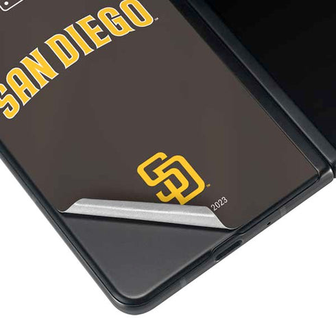 MLB San Diego Padres Alternate Jersey Galaxy Z Fold4 5G Skin